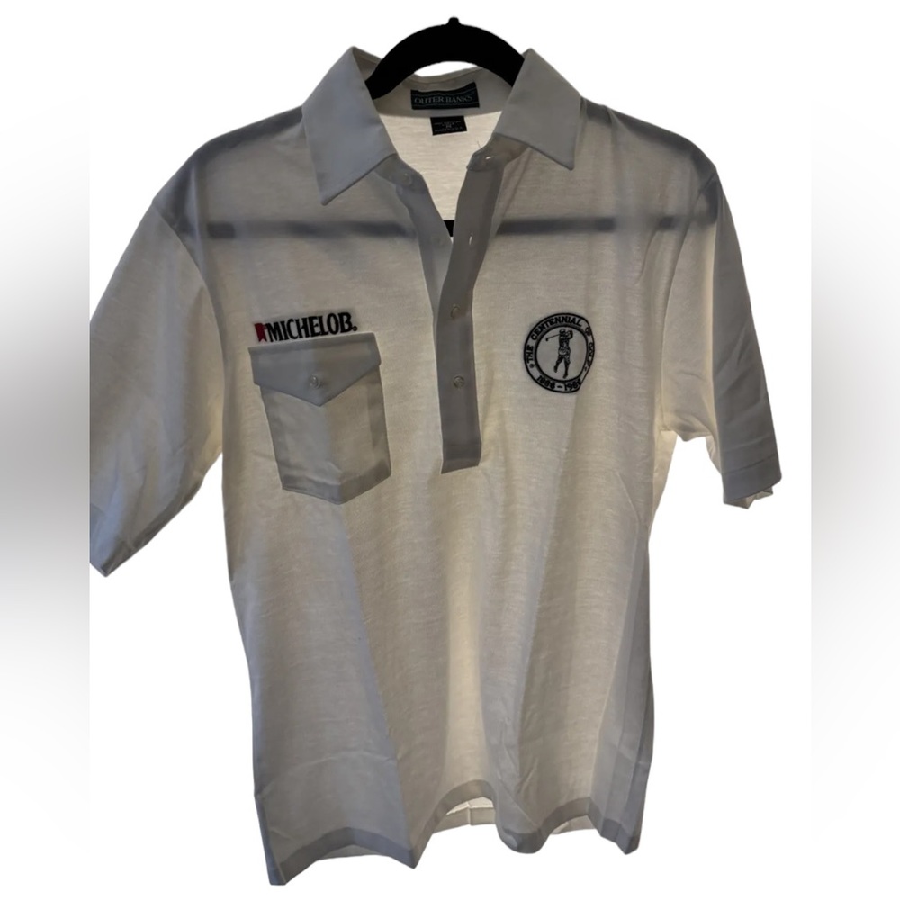 Vintage The Centennial Of‎ Golf  1986-1988 White Golf Michelob Outerbanks